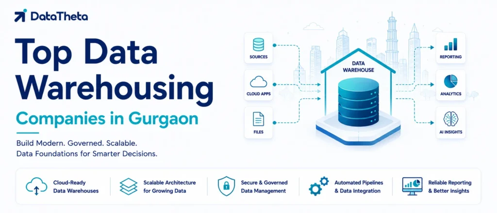 Top 10 Data Warehousing Companies in Gurgaon for Enterprise Warehousing, Data Integration & Analytics