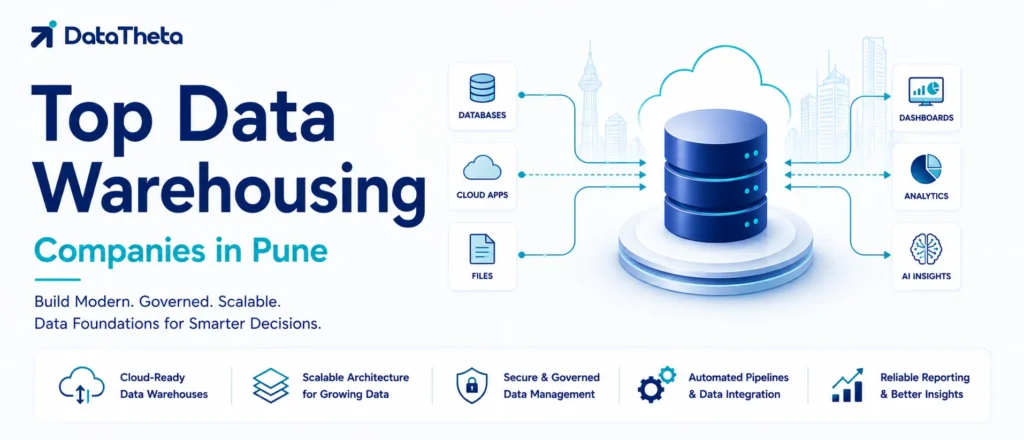 Top 10 Data Warehousing Companies in Pune for Cloud Warehousing, Data Modeling & BI Solutions